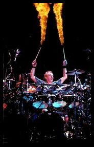Flame Throwing Drumsticks